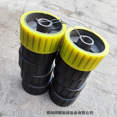 攪拌機(jī)專用黃色聚氨酯包膠滾托輪 規(guī)格、特性與應(yīng)用解析